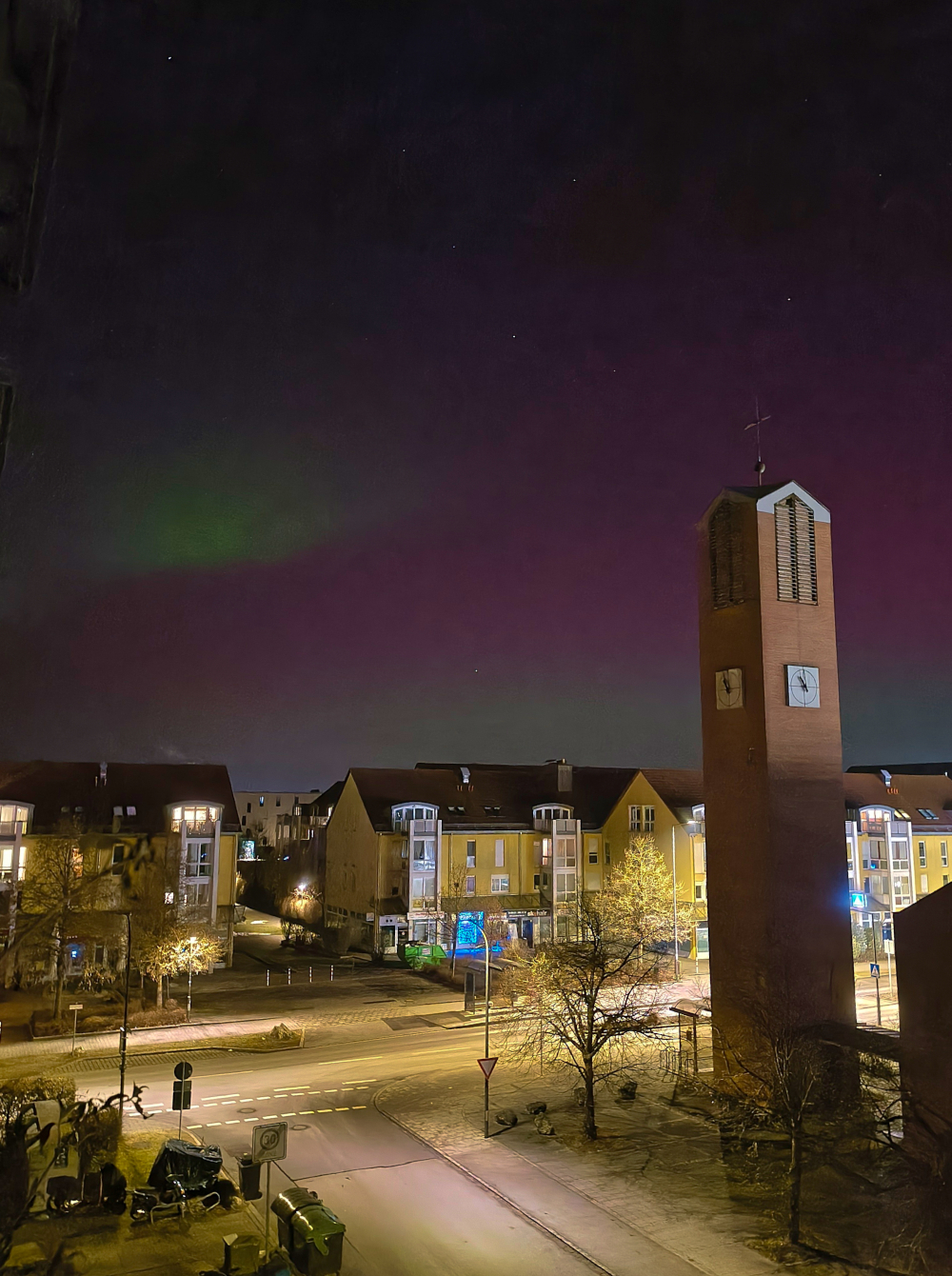 Polarlicht &uuml;ber Karlsfeld 01.2026